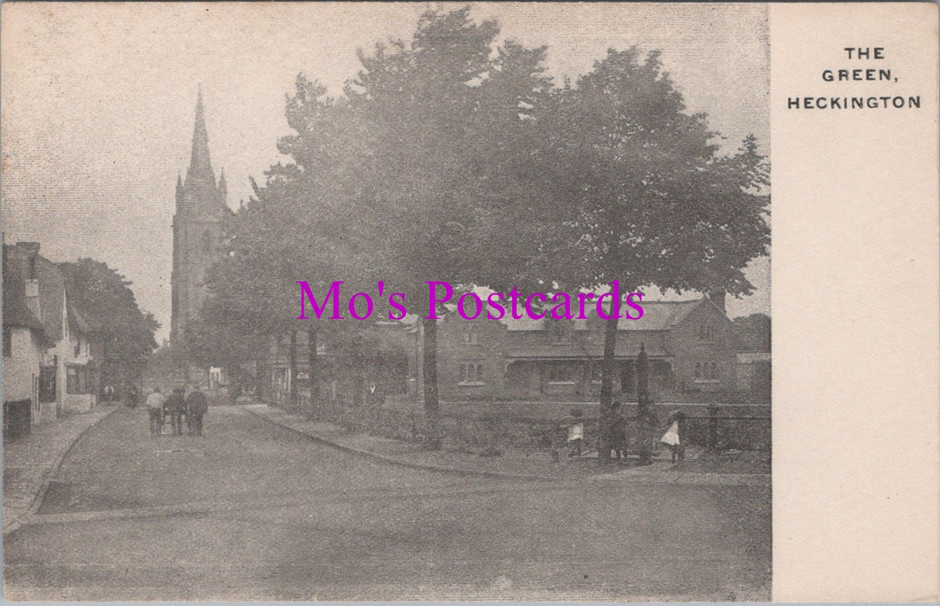 Lincolnshire Postcard - The Green, Heckington  SW15090