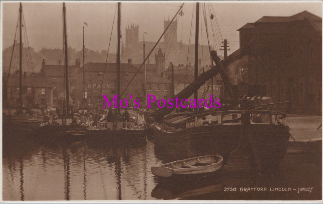 Lincolnshire Postcard - Brayford, Lincoln    SW15091