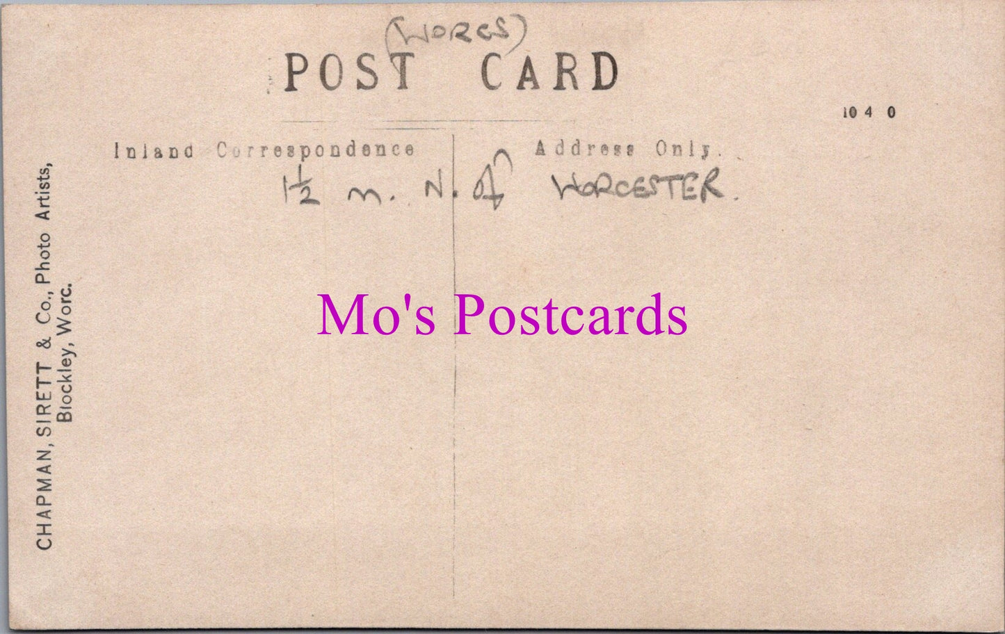 Gloucestershire Postcard - Northwick Park Deer, Blockley SW15100 