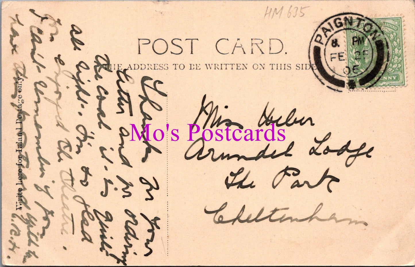 Devon Postcard - Paignton, A Cottage By The Sea   HM635