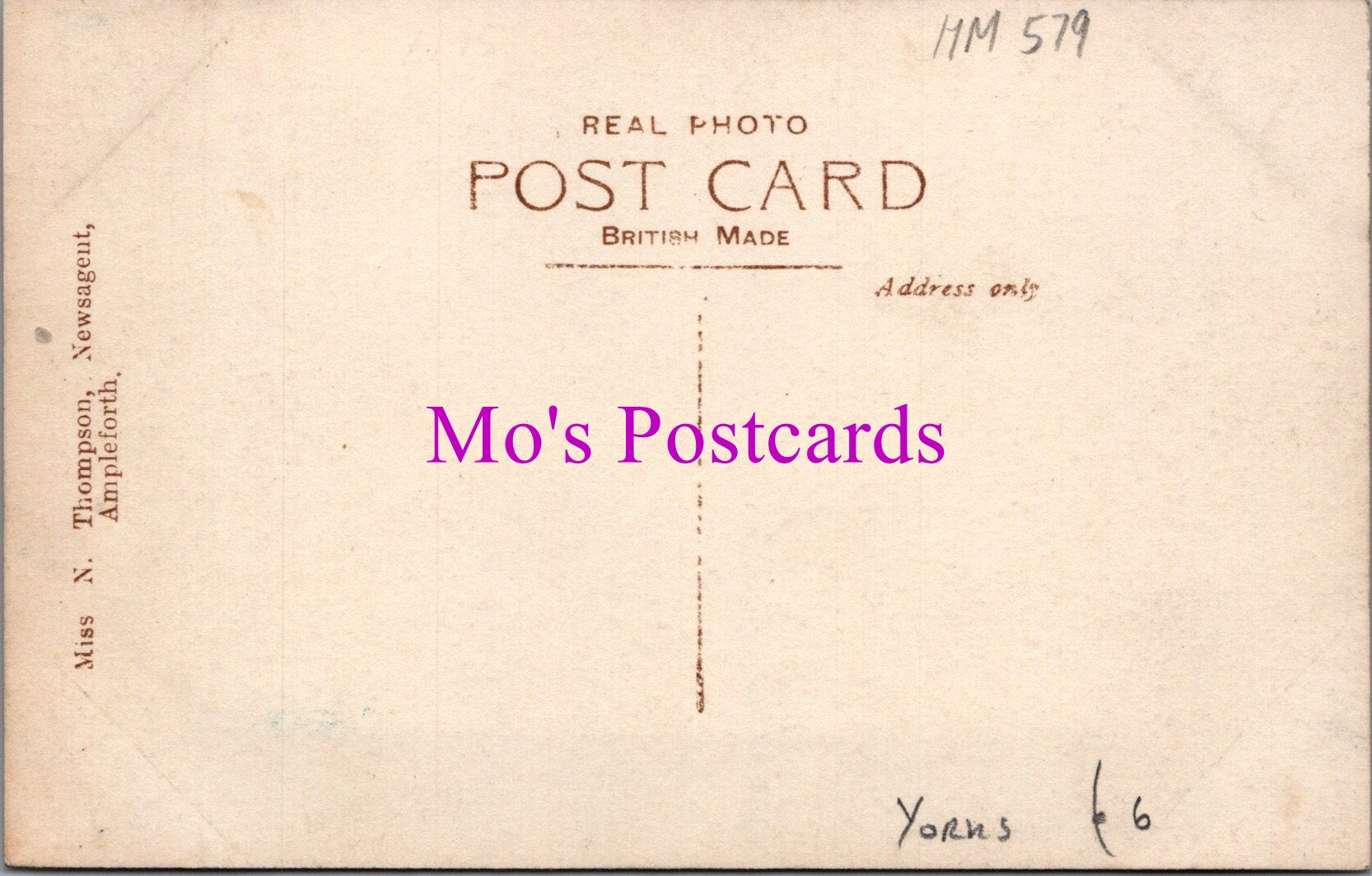 Yorkshire Postcard - Greetings From Ampleforth  HM579