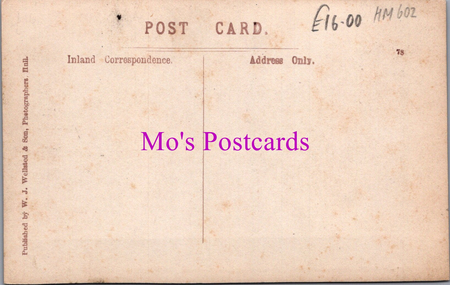Yorkshire Postcard - School Children in Welton Village  HM602