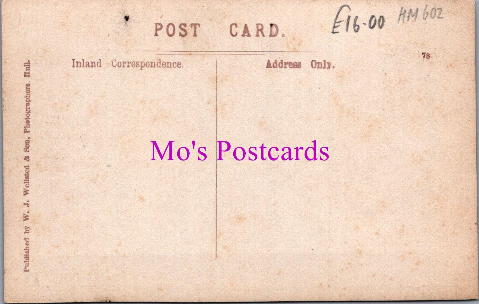 Yorkshire Postcard - School Children in Welton Village  HM602