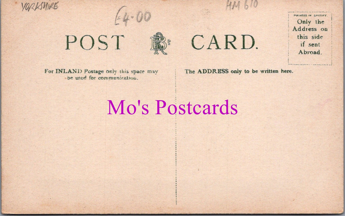 Yorkshire Postcard - West Park, Hull   HM610