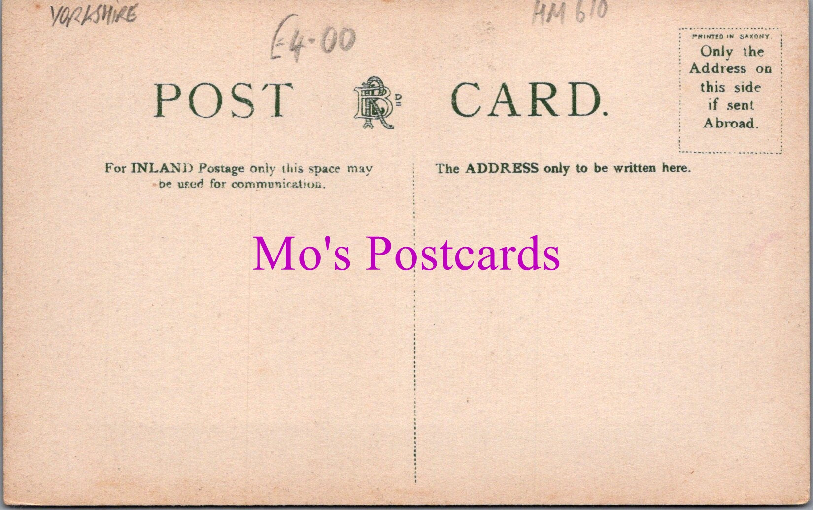 Yorkshire Postcard - West Park, Hull   HM610