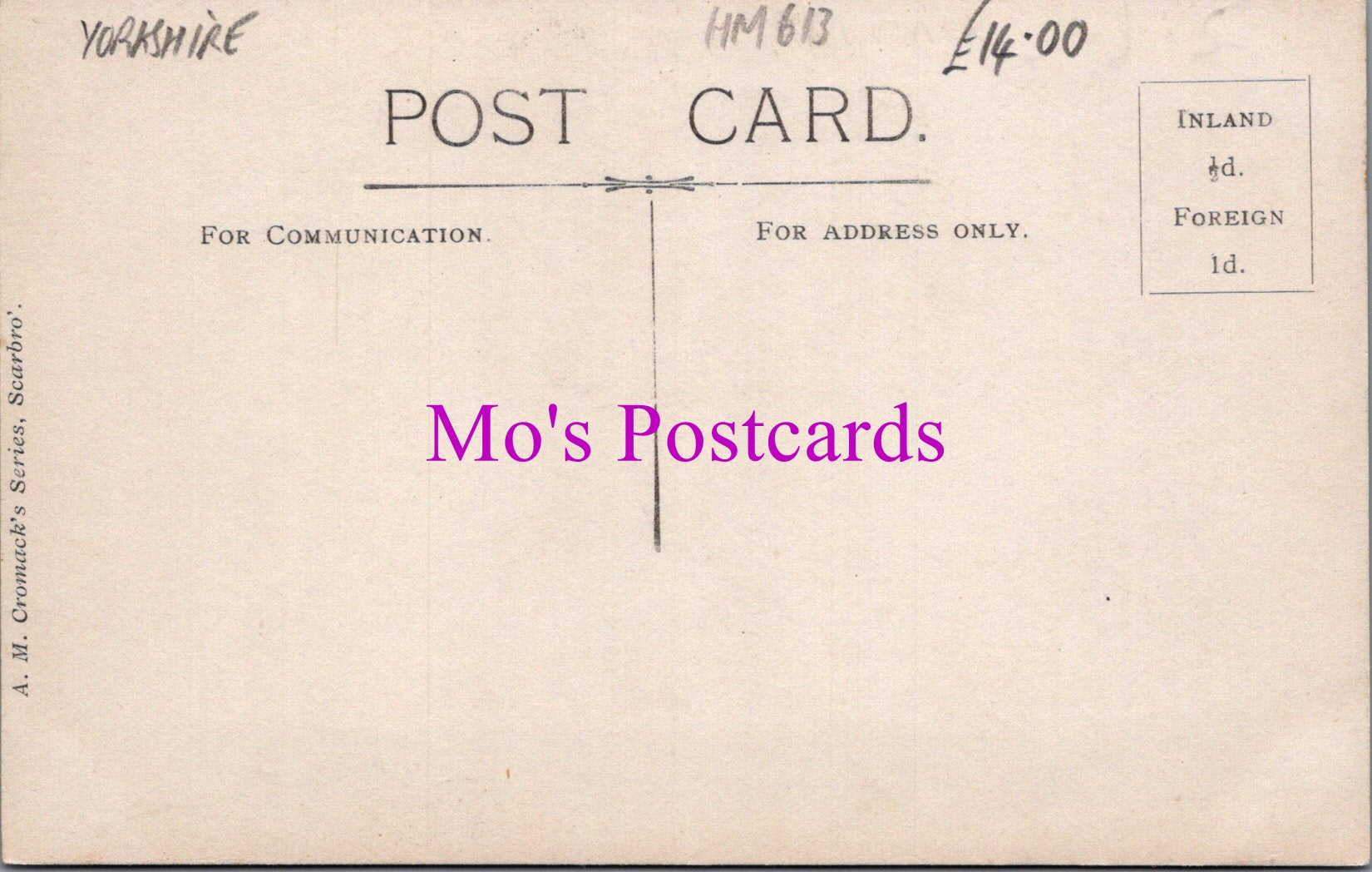 Yorkshire Postcard - Hackness Village   HM613