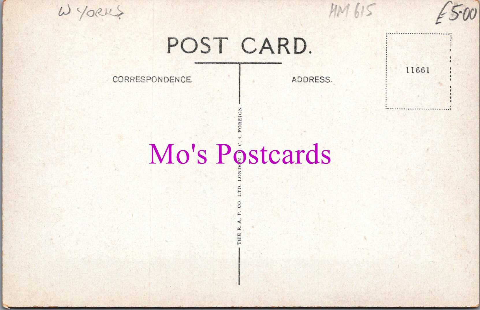 Yorkshire Postcard - Spencer Hill, Shelley   HM615