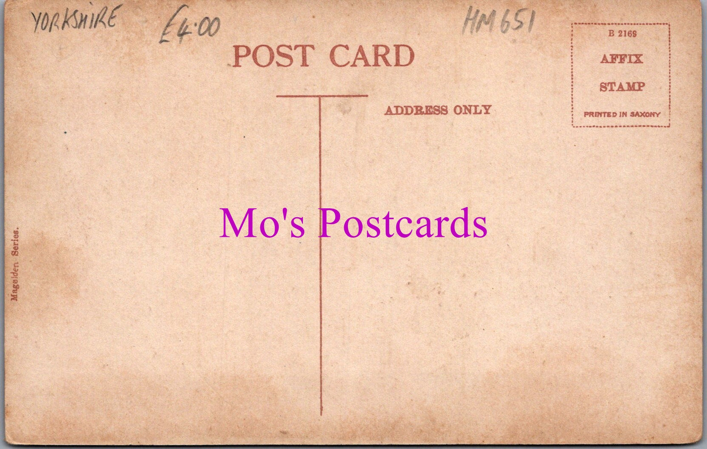 Yorkshire Postcard - Delph and Hill End From Knoll Hill   HM651