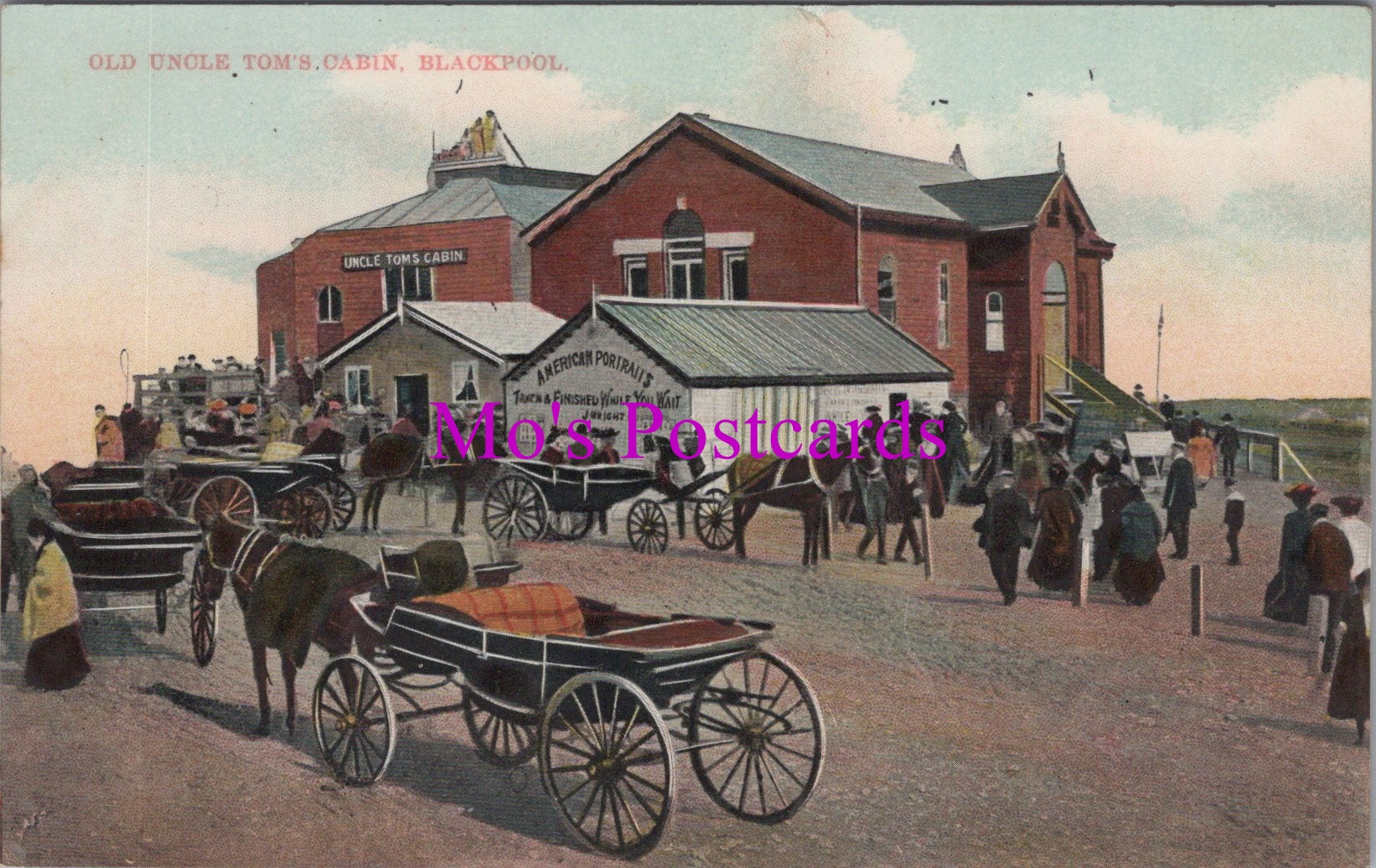 Lancashire Postcard - Blackpool, Old Uncle Tom's Cabin  HM660
