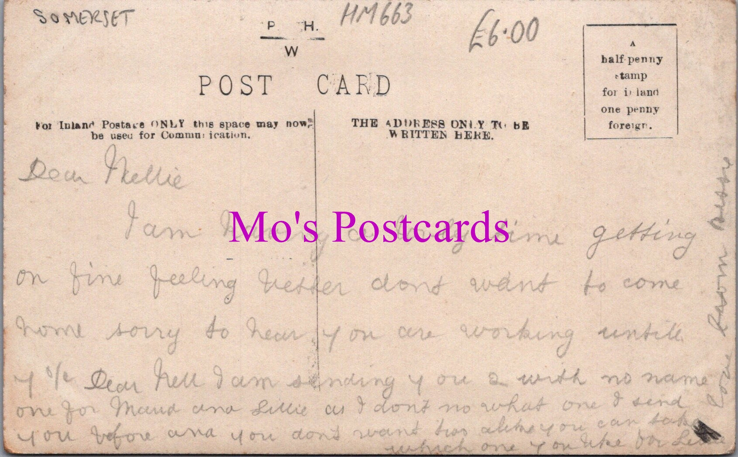 Somerset Postcard - Rickford Hall, Rickford   HM663