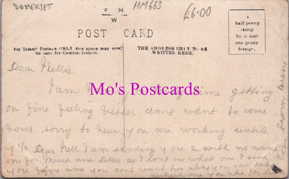 Somerset Postcard - Rickford Hall, Rickford   HM663