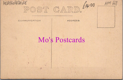 Hertfordshire Postcard - Stanstead Abbotts Village?  HM668