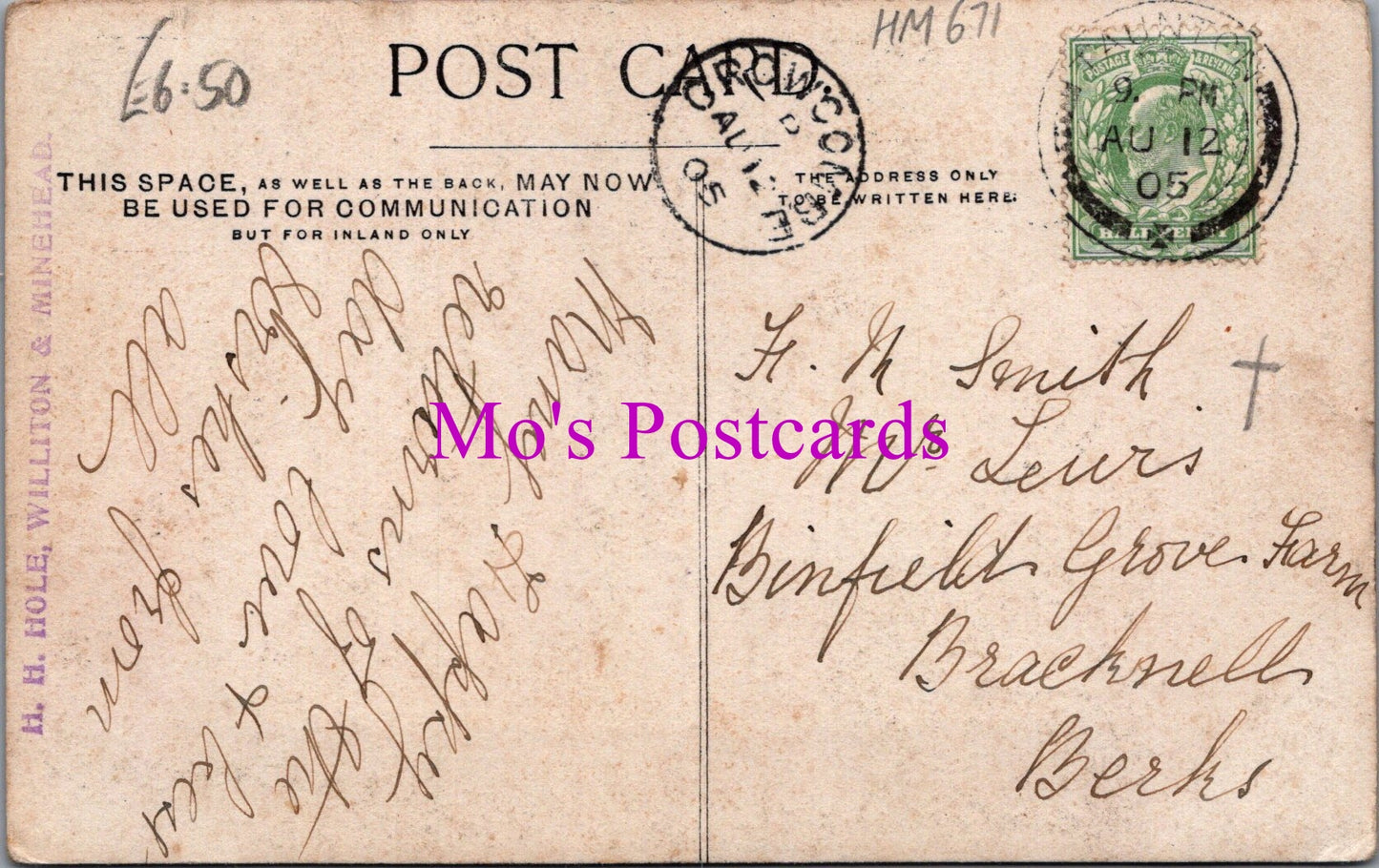 Somerset Postcard - Crowcombe Court, Crowcombe  HM671
