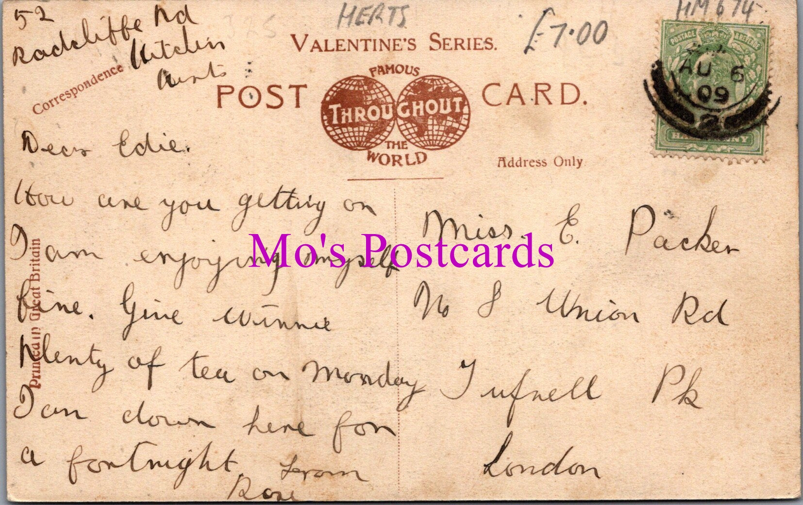 Hertfordshire Postcard - Bancroft, Hitchin   HM674