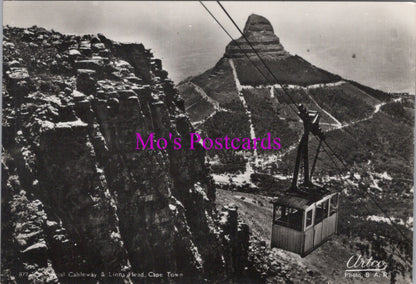 South Africa Postcard - Cape Town Aerial Cableway and Lions Head  SW16274
