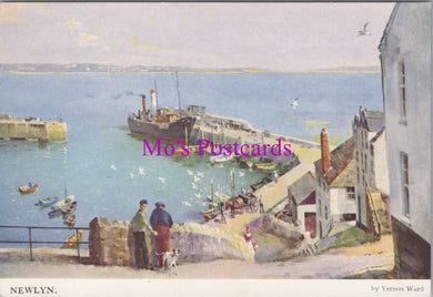 Cornwall Art Postcard - Newlyn, Artist Vernon Ward  SW16277