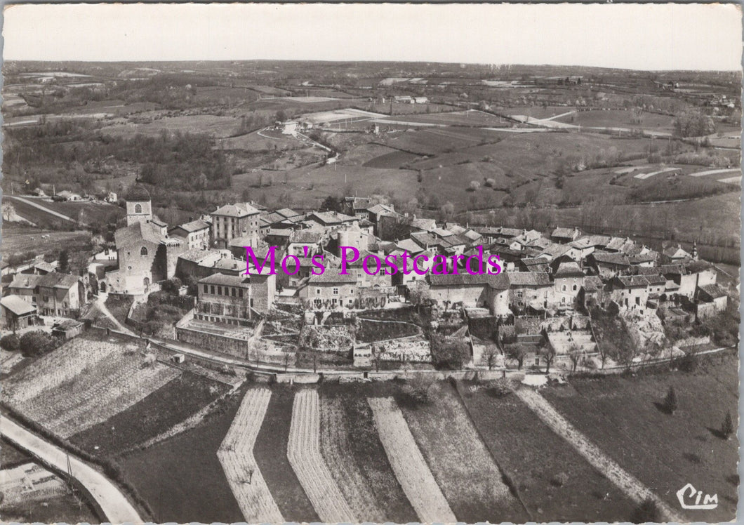 France Postcard - Aerial View of Perouges, Ain SW15203