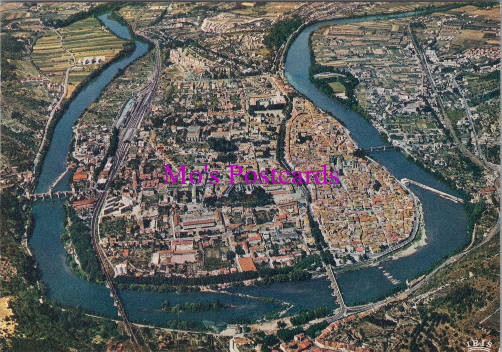 France Postcard - Aerial View of Cahors-En-Quercy, Lot   SW15232