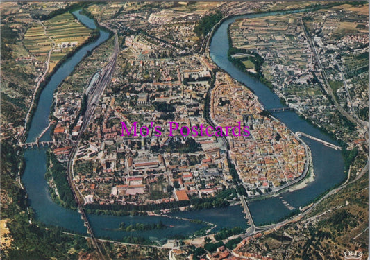 France Postcard - Aerial View of Cahors-En-Quercy, Lot   SW15232