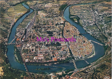 France Postcard - Aerial View of Cahors-En-Quercy, Lot   SW15232