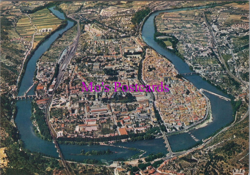 France Postcard - Aerial View of Cahors-En-Quercy, Lot   SW15232