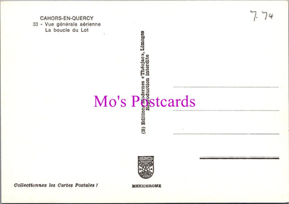 France Postcard - Aerial View of Cahors-En-Quercy, Lot   SW15232