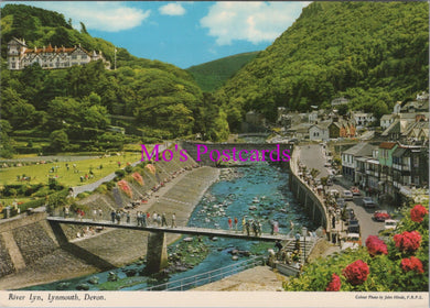 Devon Postcard - River Lyn, Lynmouth   SW15234