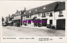 Load image into Gallery viewer, Kent Postcard - Westerham Market Square c1926 - SX307
