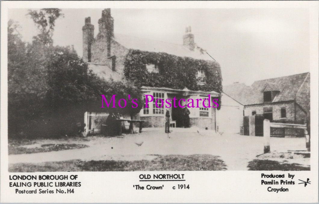 London Postcard - Old Northolt, The Crown c1914 - SX308