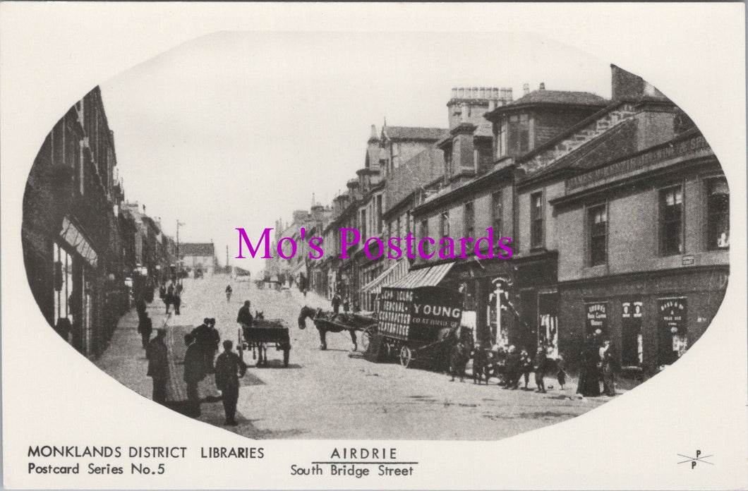 Scotland Postcard - Airdrie, South Bridge Street SX310