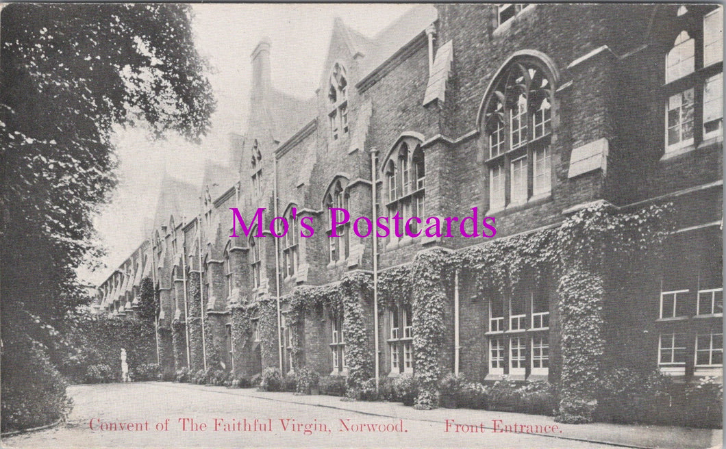London Postcard - Convent of The Faithful Virgin, Norwood  SW17567