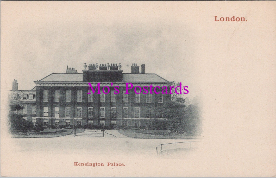 London Postcard - Kensington Palace    SW17580