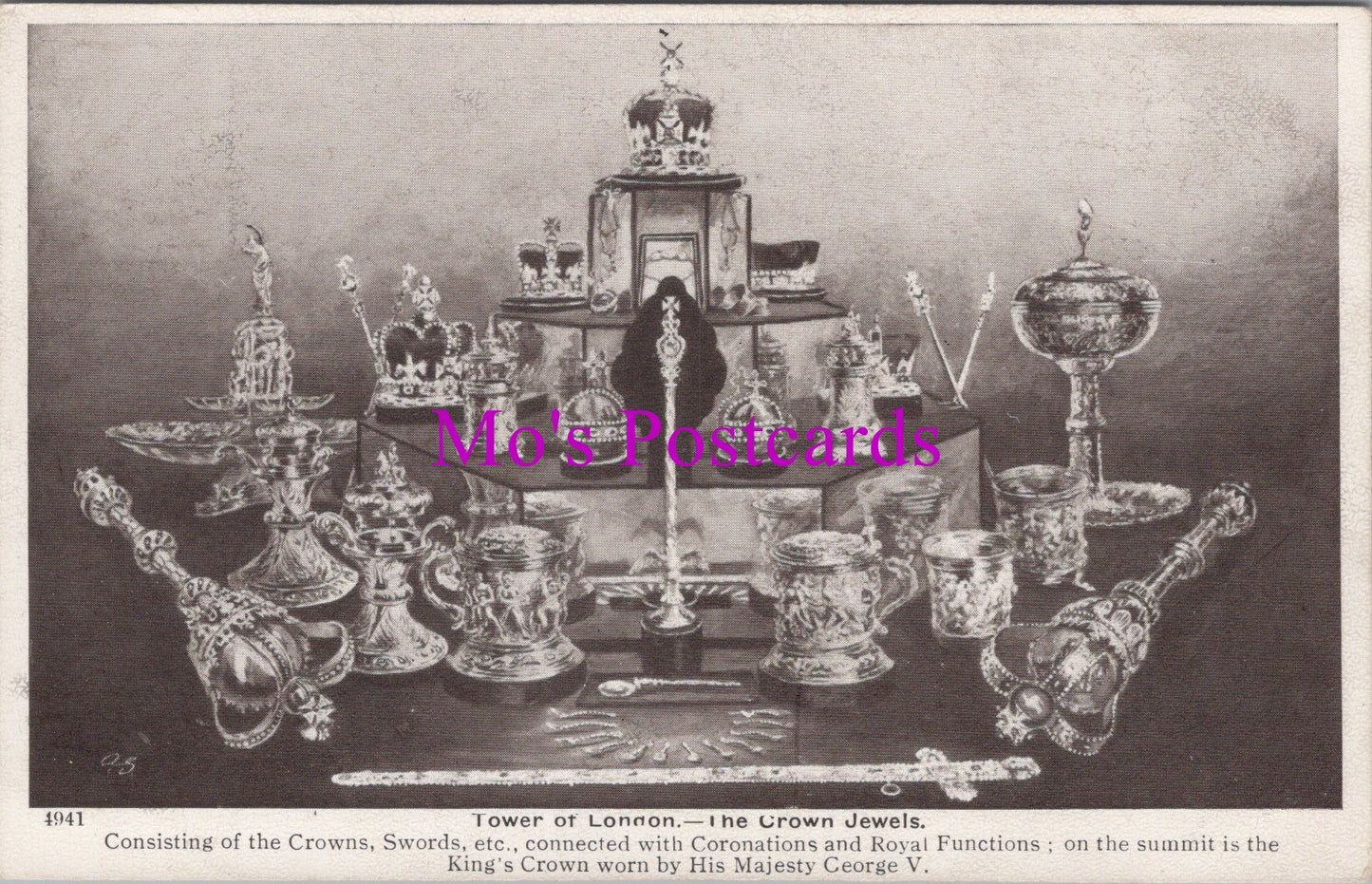 London Postcard - Tower of London, The Crown Jewels  SW17584