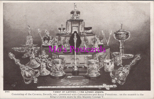 London Postcard - Tower of London, The Crown Jewels  SW17584