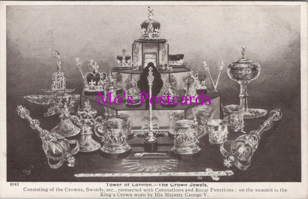 London Postcard - Tower of London, The Crown Jewels  SW17584
