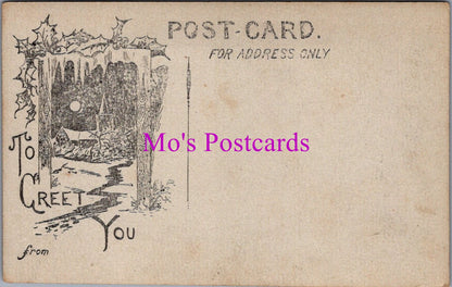 Ancestors Postcard - Lady Playing The Piano   SX444