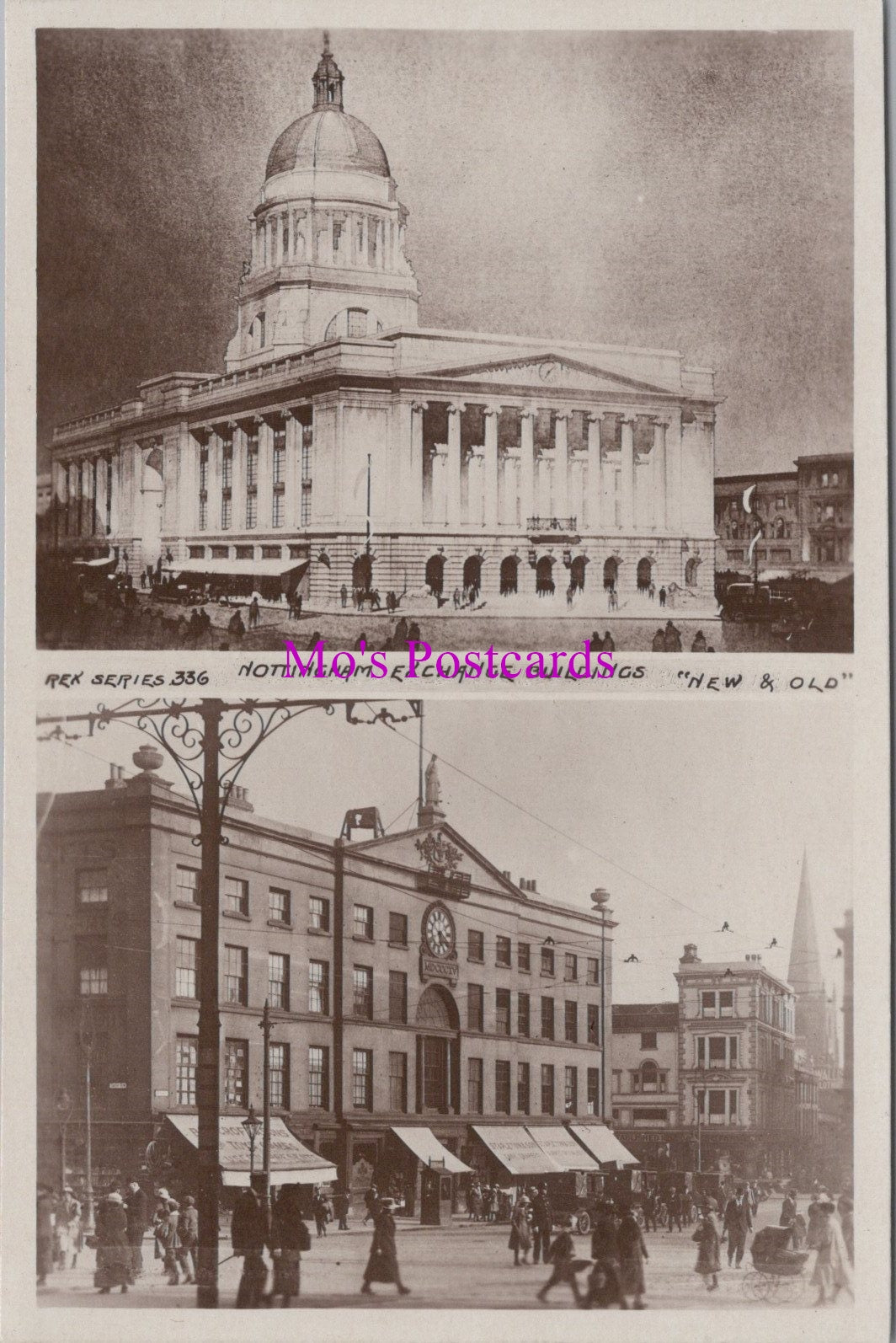 Nottinghamshire Postcard - Nottingham Exchange Buildings   SX446
