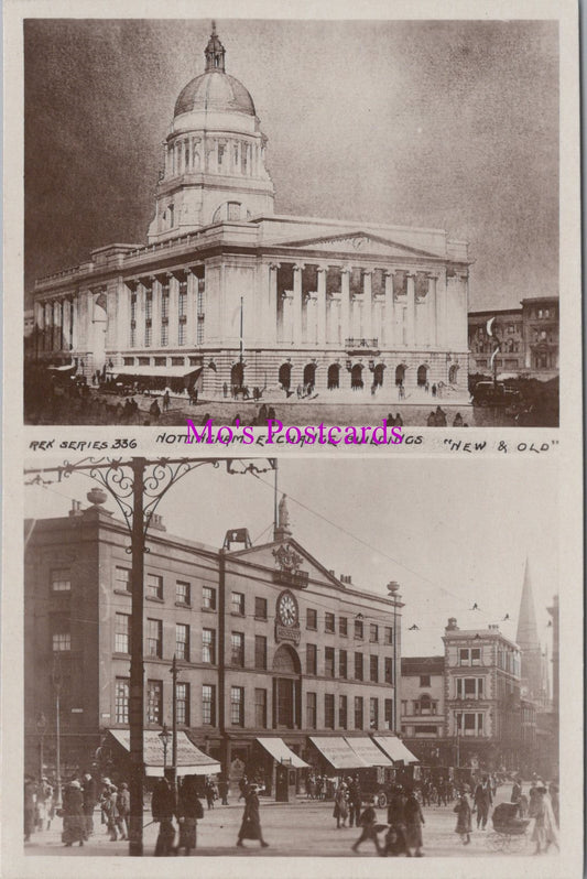 Nottinghamshire Postcard - Nottingham Exchange Buildings   SX446