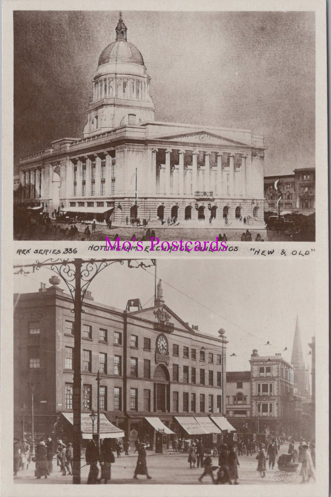 Nottinghamshire Postcard - Nottingham Exchange Buildings   SX446
