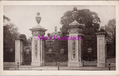 London Postcard - Kew Gardens Entrance Gates   SX451