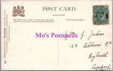 Load image into Gallery viewer, Vintage postcard with postage stamp and &#39;Mo&#39;s Postcards&#39; branding
