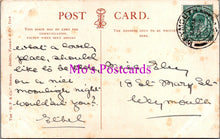 Load image into Gallery viewer, Vintage postcard with text and a stamp, featuring the brand &#39;Mo&#39;s Postcards&#39;.
