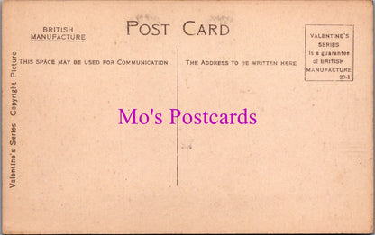 Vintage-style postcard with 'Mo's Postcards' text in purple