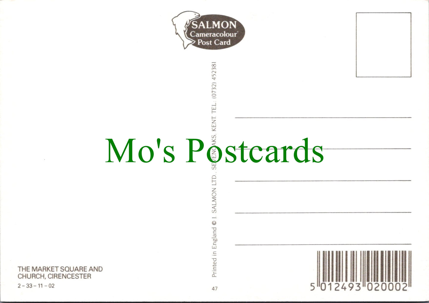 Gloucestershire Postcard - Cirencester Market Square  SW13662