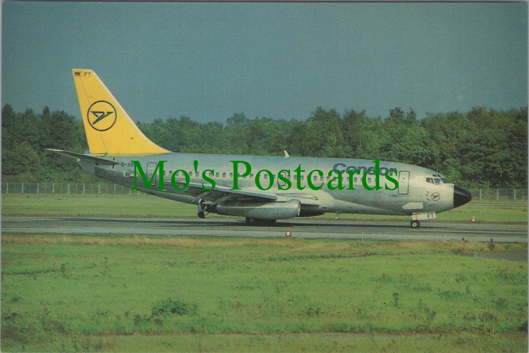 Aviation Postcard - D-ABFT Condor Boeing 737-230, Hamburg Airport SW13673