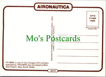 Load image into Gallery viewer, Aviation Postcard - Travmar  VH-MMD Douglas DC3 Airliner SW13693
