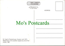 Load image into Gallery viewer, Sussex Postcard - St Hugh&#39;s Charterhouse Watercolour SW13704
