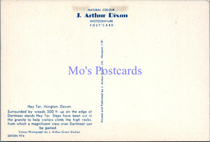 Devon Postcard - Hay Tor, Ilsington  SW14094