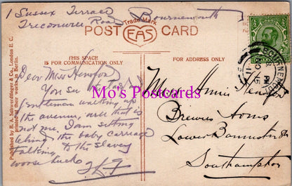 Dorset Postcard - Invalids Walk, Bournemouth  SW15615