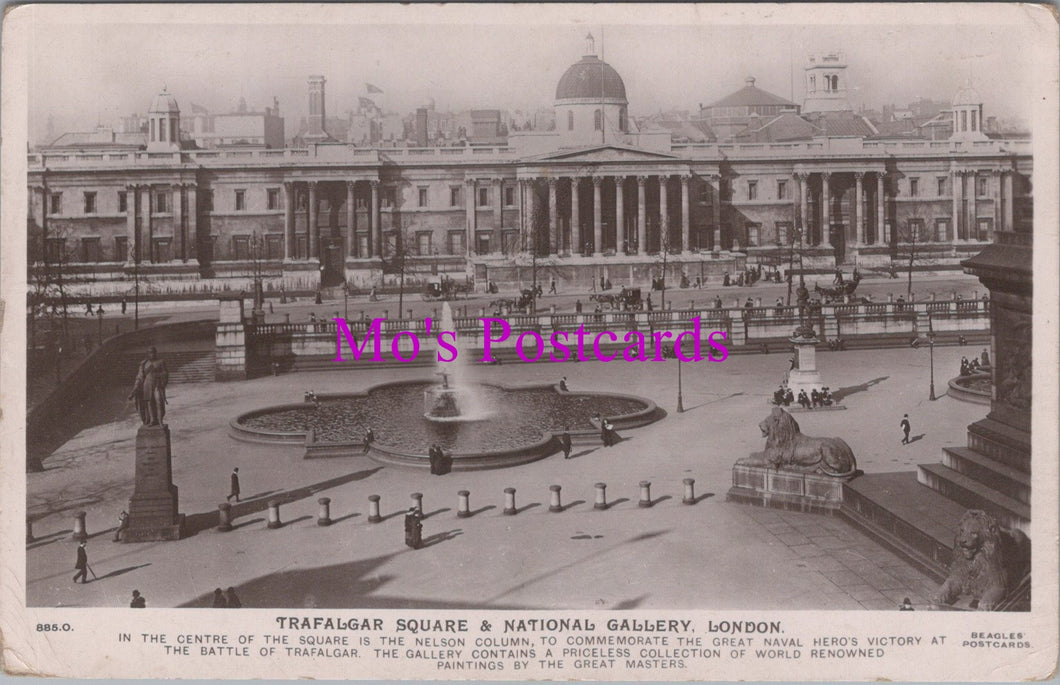 London Postcard - Trafalgar Square and The National Gallery  SW15308